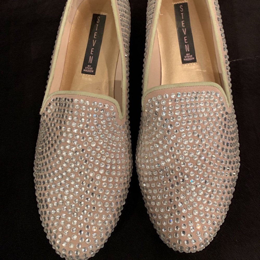 Steven by Steve Madden rhinestone shoes